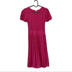 Missoni Mini short sleeve knit a-line full skirt